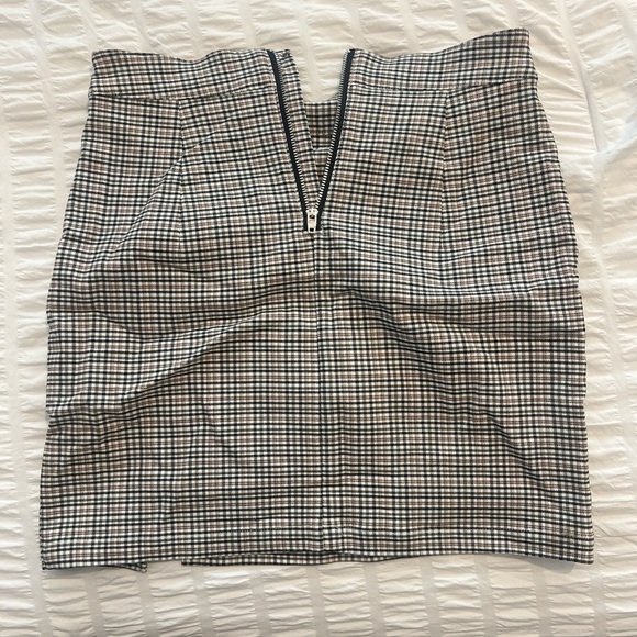 garage Plaid Pencil Skirt - Picture 2 of 4